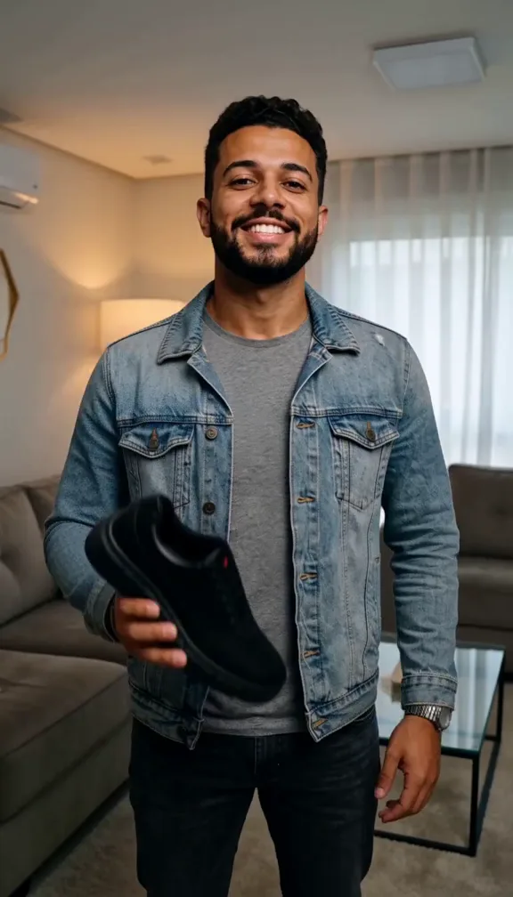 Apresentação de Tênis casual